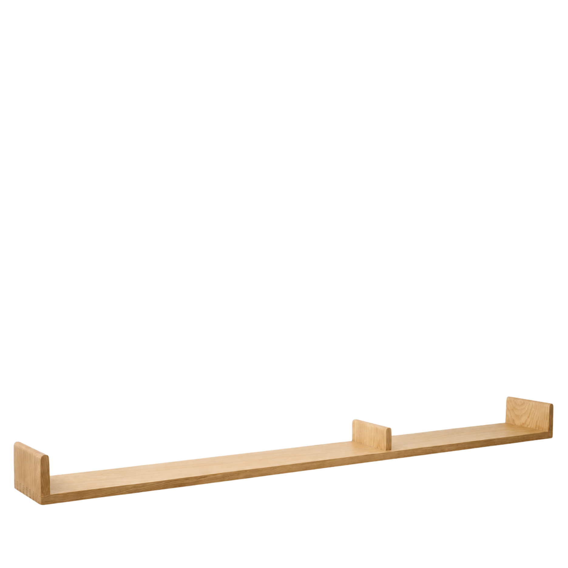 Keeper II U hylde olieret egetræ L140 cm